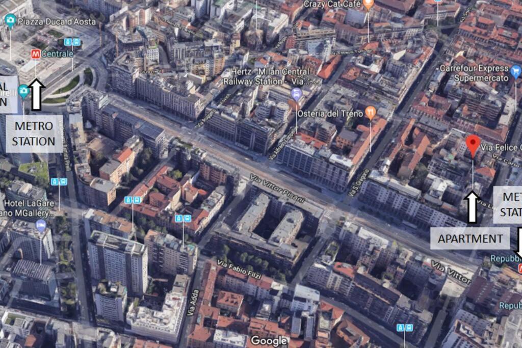 Suite Mm3/Repubblica, 2 Min. Da Staz. Centrale Mailand Exterior foto